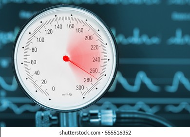 High Blood Pressure Diagnostics Medical Concept.