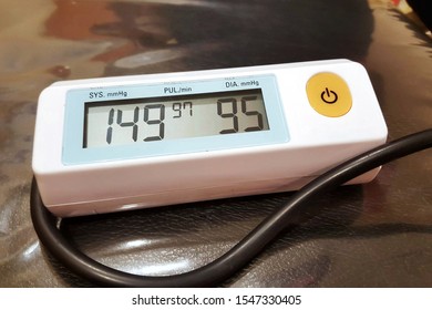 High Blood Pressure Reading On Blood Pressure Monitor