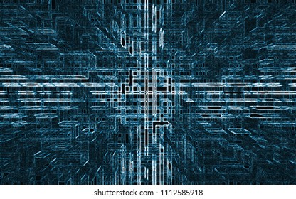 High computer technology background