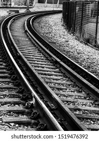 High Contrast CTrain Track Photo