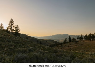 High Desert Sunset In The Reno Tahoe Area. Springtime In The Sierras Horizontal