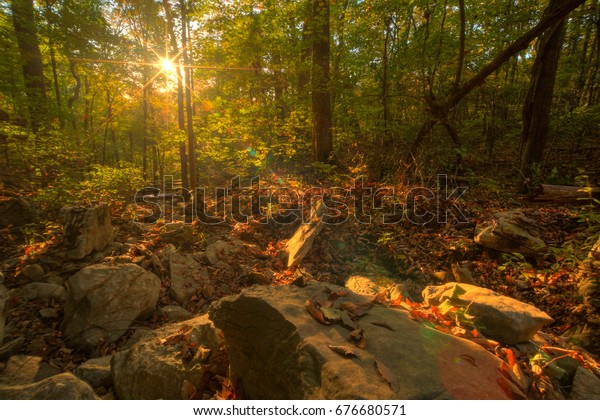 High Dynamic Range First Fall Sunset Stock Photo 676680571 | Shutterstock