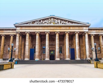 High dynamic range HDR The British Museum in London England UK