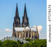 High dynamic range HDR Koelner Dom (Cologne Cathedral) in Koelne, Germany