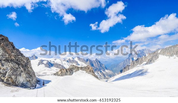 High Dynamic Range Hdr Mont Blanc Stock Photo Edit Now 613192325