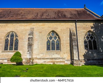 High dynamic range HDR Parish Church of St Mary Magdalene in Tanworth in Arden, UK