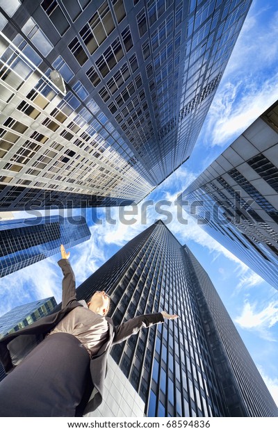 High Dynamic Range Hdr Photograph Businesswoman Stock Photo Edit