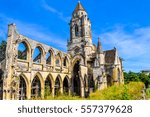 High dynamic range (HDR) Ruins of Caen Abbey in Caen France