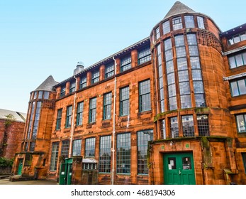 High Dynamic Range HDR Scotland Street School Museum In Glasgow, UK