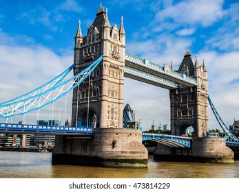 High Dynamic Range Hdr Tower Bridge Stock Photo 473814229 | Shutterstock