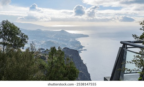 High elevation view of Madeira