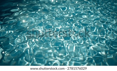 High End Summer Pool Texture with Cinematic Water Motion.