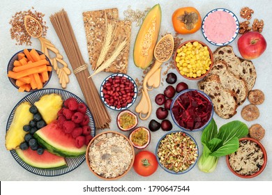 High fibre health food for vegans with fruit, vegetables, cereals, grains, nuts & seeds. High in antioxidants, omega 3, & protein with low g levels for diabetics. Lowers blood pressure & cholesterol.