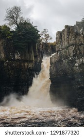 High Force Waterfall In Durham , United Kingdom