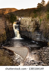 High Force Waterfall On The River Tees, Forest-in-Teesdale, North Pennines, Yorkshire, England, UK