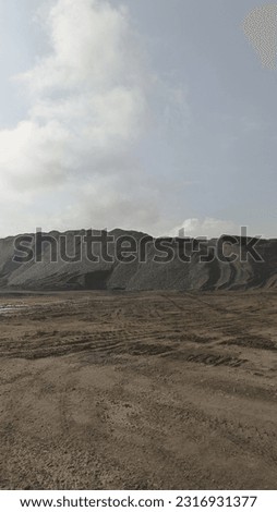 High grade coal in stockpile from kalimantan 