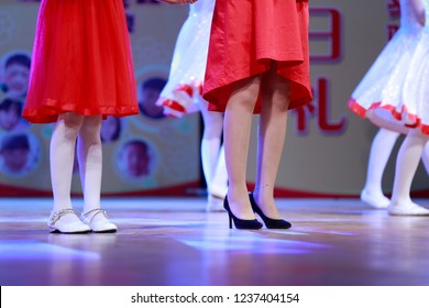 High heels on stage