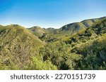 The high hills of the Agua Tibia Wilderness in Cleveland National Forest, Southern California, USA

