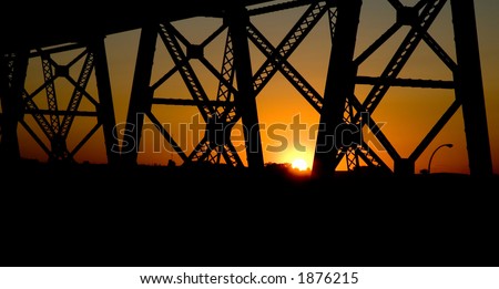 High level bridge at Lethbridge Alberta.