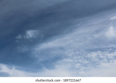 High - Level Clouds Shot From Below