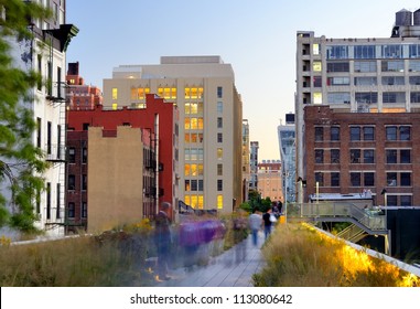 The High Line In New York City.
