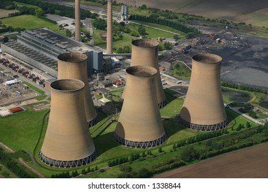 High Marnham Power Station, Nottinghamshire, UK.