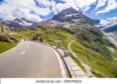 High mountain road through the Susten Pass in the Swiss Alps - Shutterstock ID 1890706024