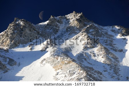 Similar – Image, Stock Photo Casanna III Mountain Sky