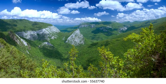 In the high mountains