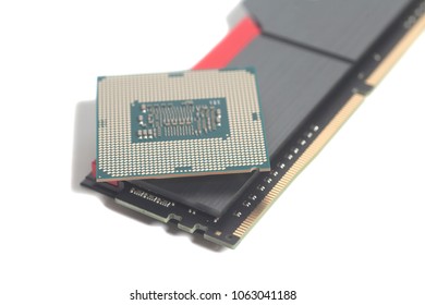 High performance DDR4 computer memory RAM and Central processing