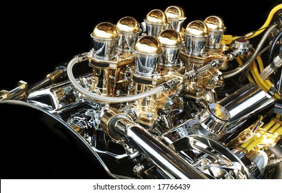 High Performance Muscle Car Engine