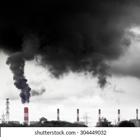 High Pollution From Coal Power Plant