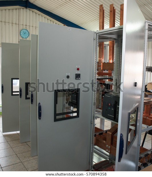High Power Electric Board Copper Bar Stock Photo Edit Now 570894358