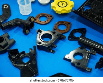 high precision aluminium rubber and plastic automotive part manufacturing by casting and machining