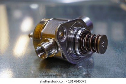 High Pressure Fuel Pump Of A Modern Car.