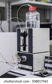 High Pressure Liquid Chromatography Setup In Biotechnology Lab