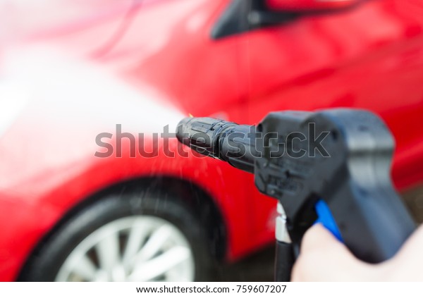 High pressure washer
gun for car wash.