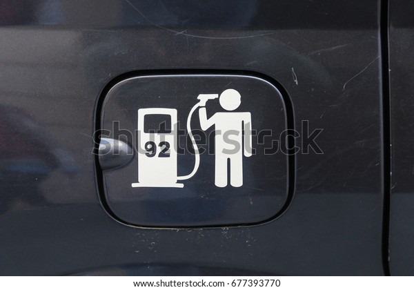 High price for
gasoline image of a person