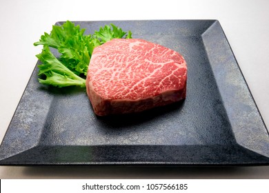 High quality Japanese Beef fillet steak - Shutterstock ID 1057566185