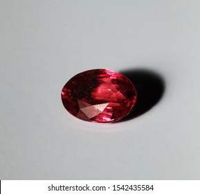 A High Quality Oval Burmese Ruby Gemstone.