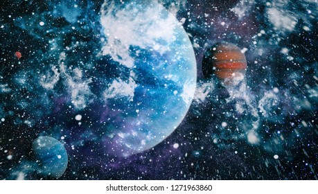 High quality space background. Elements of this image furnished by NASA.