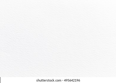 High Quality Watercolor Paper. White Paper Background