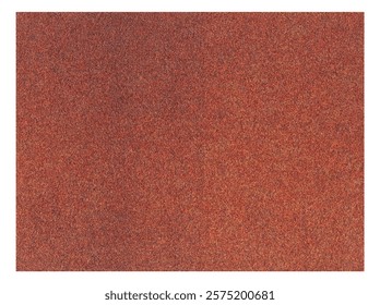 High rectangular red sandpaper surface texture, background sanding paper