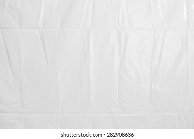 High Resolution Of Crumpled White Plastic Sheet  Vinyl Canvas