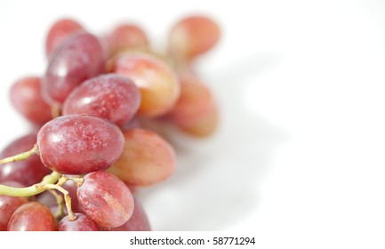HIGH Resolution isolate bunch of  red grape