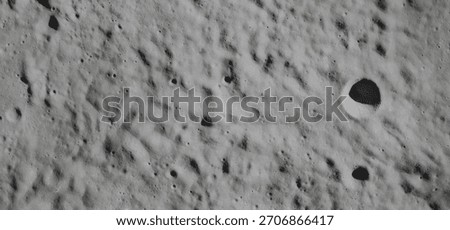 High Resolution Lunar Surface with Impact Craters and Regolith Texture