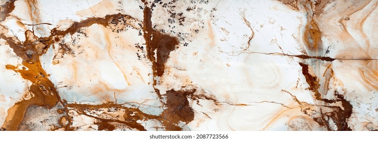 High resolution. Luxury abstract fluid art painting in alcohol ink technique, mixture of black, gray and gold paints. Imitation of marble stone cut, glowing golden veins. Tender and dreamy design