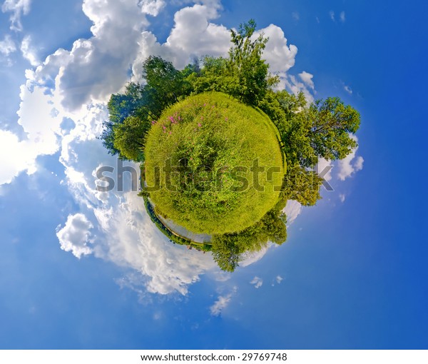 High Resolution Panoramic Image Looks Like Stock Photo 29769748 ...