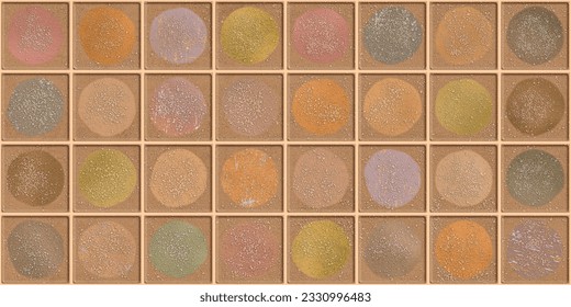 high resolution seamless squre in random shape round texture, used in all digital printing purpose.