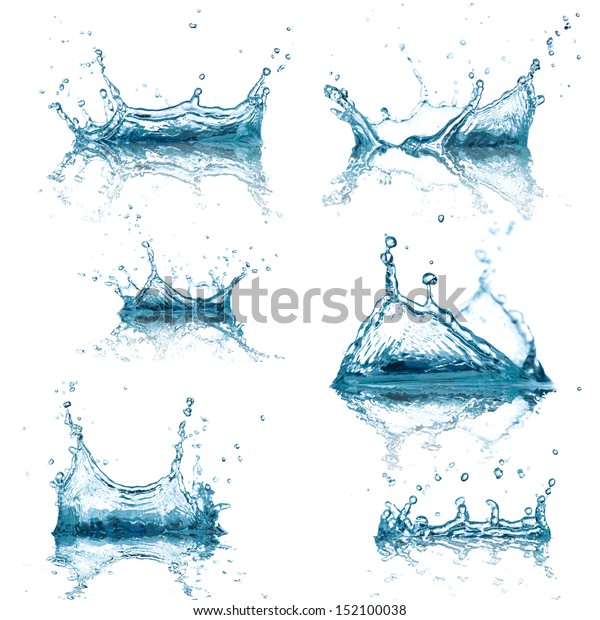 high resolution water splash vector